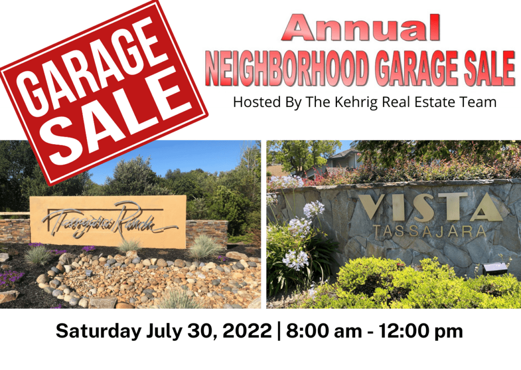 Tassajara Ranch, Vista Tassajara, Lawerence Rd Neighborhood Garage Sale